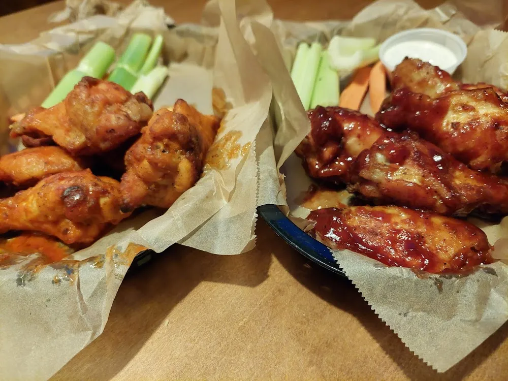 Buffalo and BBQ Wings